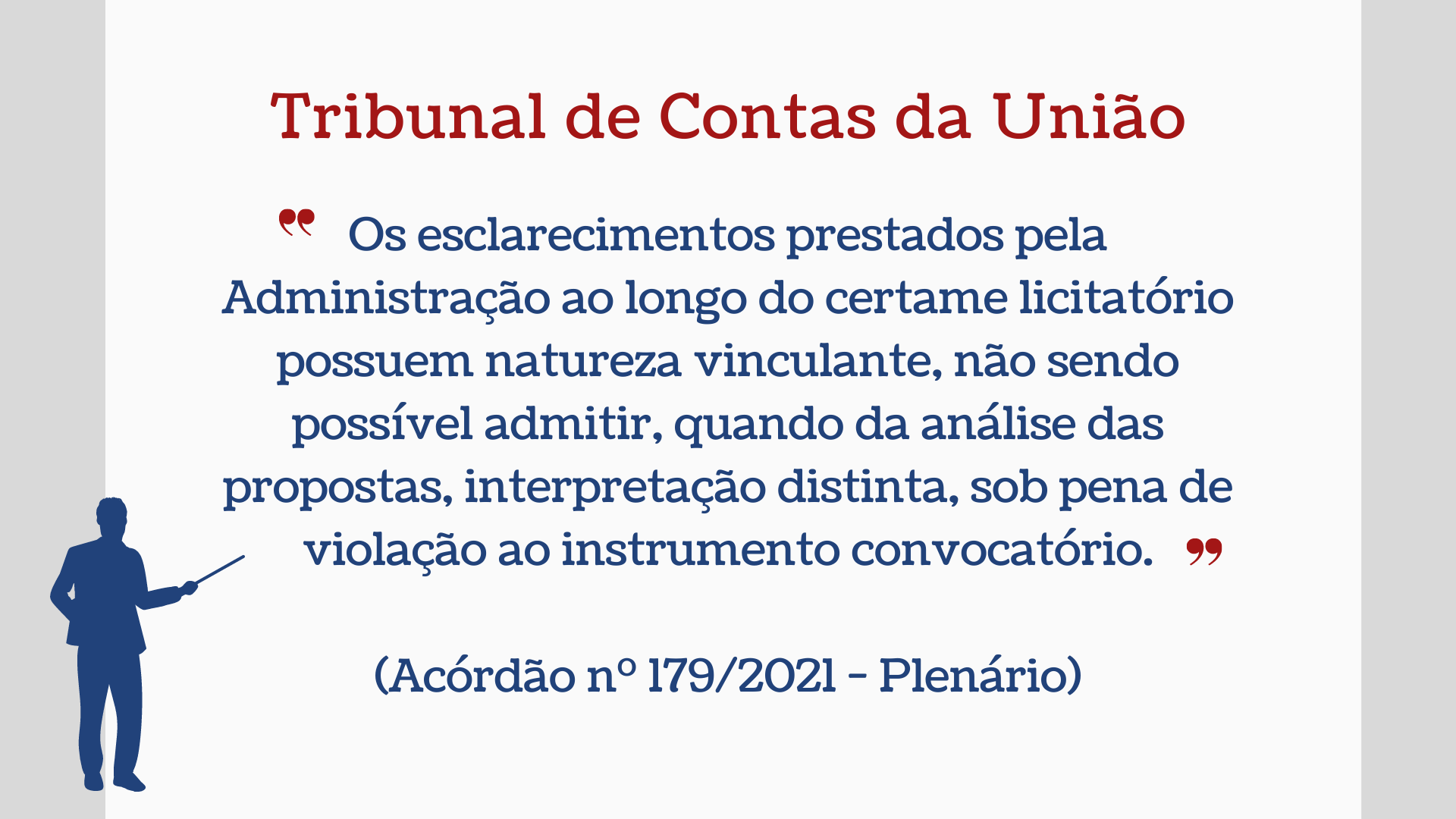 TCU - Acórdão 179/2021 - Plenário
